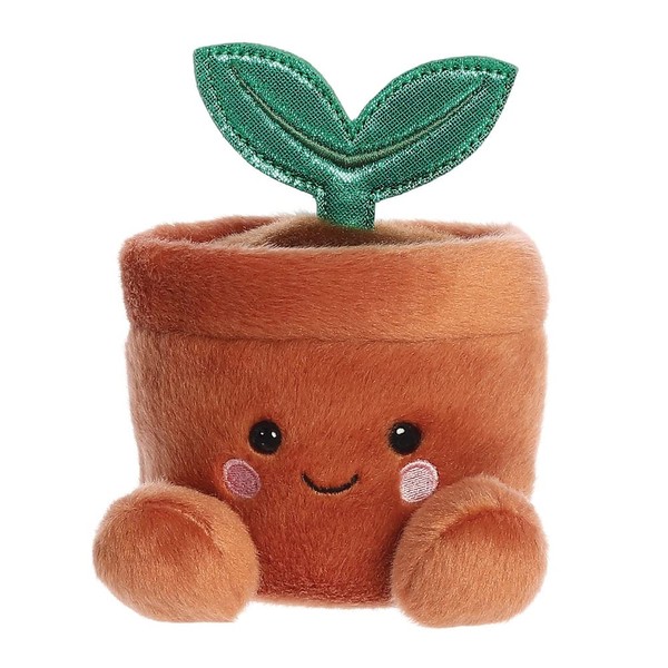 Aurora, 33793, Palm Pals Terra Potted Plant, 5In, Soft Toy,