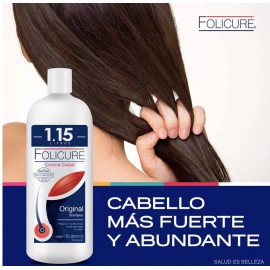 FOLICURE Shampoo Fuller Thicker Hair ORIGINAL Strengthens & Reduce Loss 1.15L