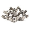 M3(1/8")304 Stainless Steel Butterfly Wing Nut Set,Hand Twist Tighten Hardware
