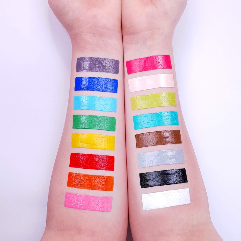 Moon Creations Body / Face Colouring Pencils Crayon Set Face