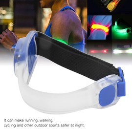 Srliya Outdoor-Sport-LED-Armband, Blinkendes Armband, Leuchtendes Armband Nachtlauf (Blau)
