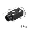 sourcing map PJ-320 3.5 mm Audio Socket Connector PCB Mounting