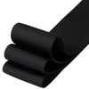 【Tekdeere】50mm Wide Solid Black Grosgrain Ribbon, Ideal for Gift Wrapping,