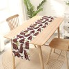Sunwer Groundhog Day Table Runner Welcome Spring Party Decoration February
