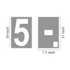 10 Inch Large Number Stencils for Painting - 11 Pack