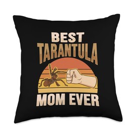 Tarantula Terrarium Design for a Pet Tarantula Mom Throw Pillow