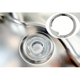 Stainless Steel Drain Net Holder φ144 (for kitchen) Made in Japan Drain Garbage Receptor SUS304 Sink 14.5cm (φ144) (φ144)