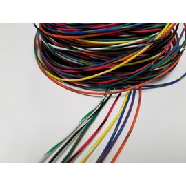 22 AWG TXL HIGH Temp Automotive Wire 8 Striped Colors 5 FT Each 40 FEET (B)