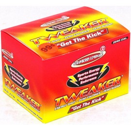 Tweaker Strawberry Lemonade Energy Shots Zero Calories 2 oz Bottles 12 Count Box