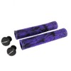 Clarks Cycle Systems C132 Rubber Handlebar Grips, Purple/Black, 168mm