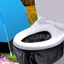 Trash Bags | Garbage Bags Camping Potty Bags - Wastebasket Bin Liners, Multi-use Waste Bags 50x for Camping, Hiking, Traveling