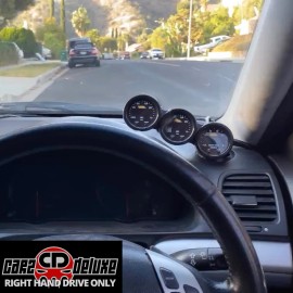 CARZDELUXE Triple RHD gauge pod mount for 2004-2008 Acura TSX functional defrost vent