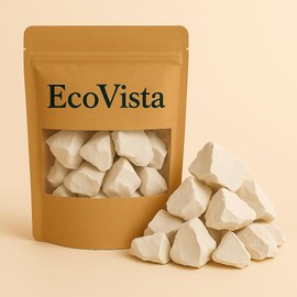 Kaolin Edible Clay Chunks | 100% Natural & Food Grade | White Kaolin Chunks for Eating, Skincare, and Cosmetics | 4 oz (113g)