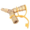 Y Splitter Natural Gas Quick Connect Adapter for Grills Generators