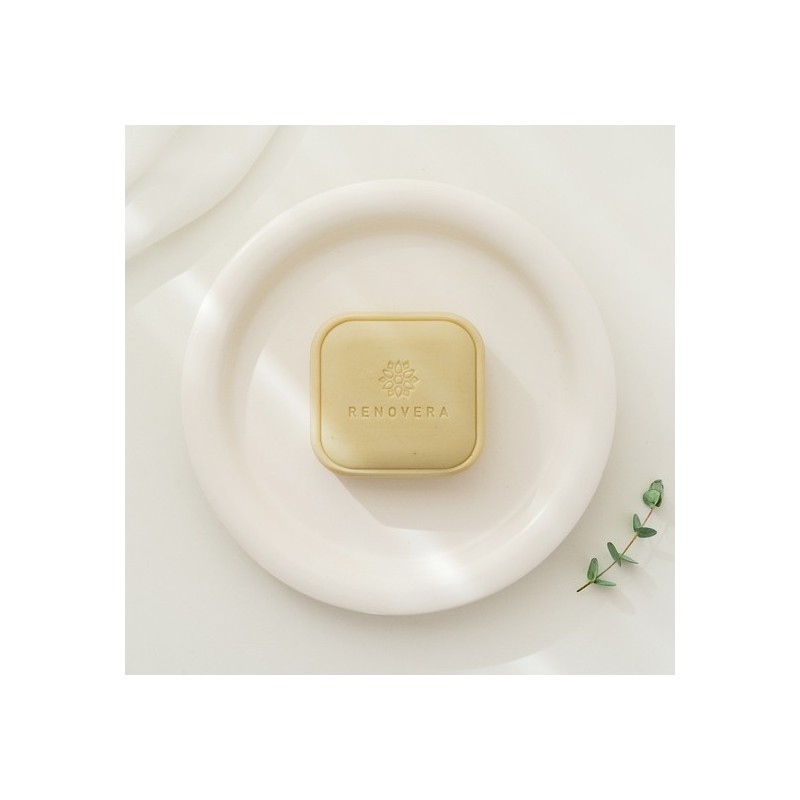 Renovera Coconut Gentle Cleansing Bar Radiance Bar Natural Facial Soap