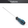 Utoolmart Slotted Magnetic Screwdriver, 3mm Slotted Screwdriver with 200mm Round