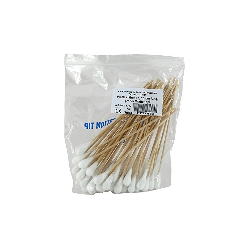 Cotton Buds with Cotton Head 15 cm Medium Pack of