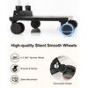 Relavel Folding Hand Truck, Lightweight Small Dolly Cart with 360°