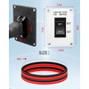 Landing Gear Replacement Switch with White Iron Panel, Anti-Rust Prevention