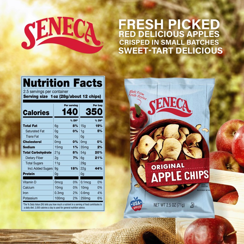 Seneca Original Apple Chips | Made from Fresh 100% Red
