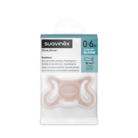 Suavinex Zero Zero Silicone Baby Pacifier w/SX Pro Physiological Pacifier Nipple (0-6M), Medium