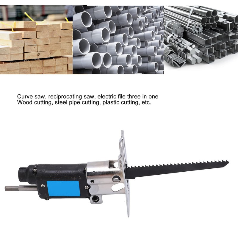 Reciprocating Saw Adapter, Electric Drill to Saw Adapter, Sabre Chainsaw