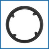 A ABSOPRO 42 Teeth 9.7-10.7cm Bicycle Crankset Chain Wheel Cover
