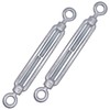 Turnbuckle Wire Tensioner M8, Adjustable Turnbuckles Eyelet and Eyelet, Rope
