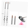 Ipetboom 24pcs Nail Art Brush Pens Kit Gel Nail Brush