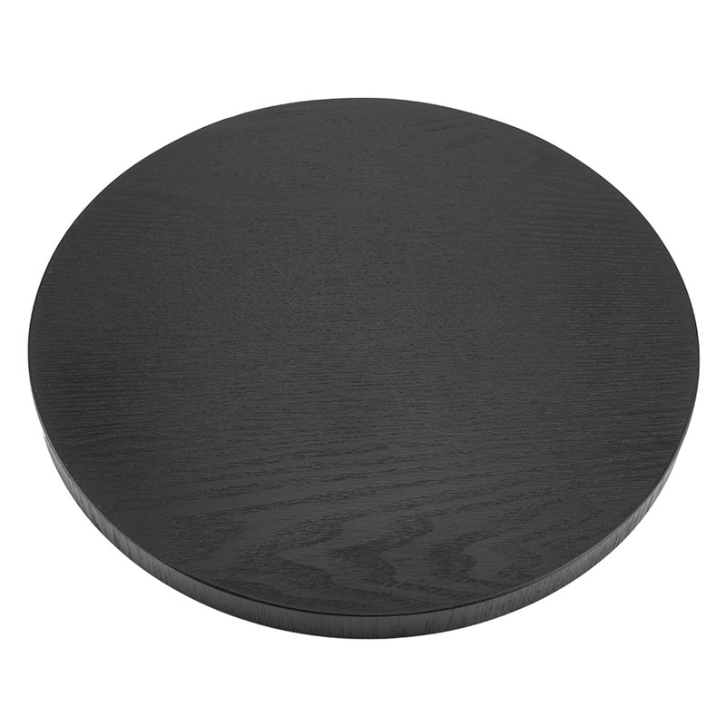Round Shape Solid Wood Tea Coffee Snack Food Meals Serving