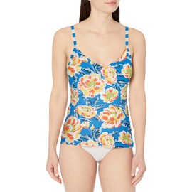 Skye Elsie - Bañador Tankini con Cuello en V para Mujer, Tahití Floral, XL