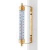 Conant T1FLB Brass Vermont Outdoor Thermometer
