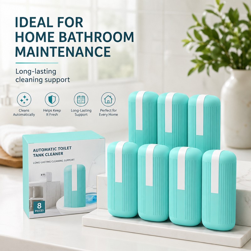 Automatic Toilet Tank Cleaner for Hands-Free Maintenance – Flush-Activated Bowl