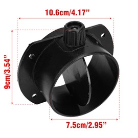 75mm Ducting Pipe Air Heater Valve Outlet Connector with Closeable Open Regulating Exhaust Car Vent Fit for Webasto for Eberspacher Diesel Parking Duct Flap
