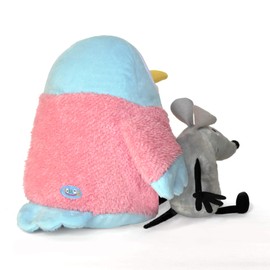 YOTTOY Contemporary Collection | Owl and Noise Soft Stuffed Animal Plush Toy Pair – 8” & 5”