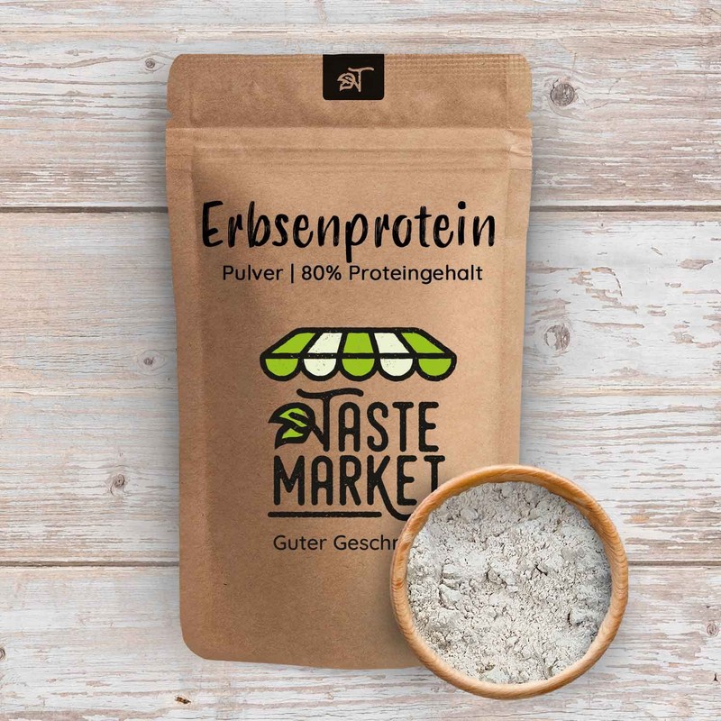 200 g Pea Protein Powder, 80% Protein Content, Vegan Protein