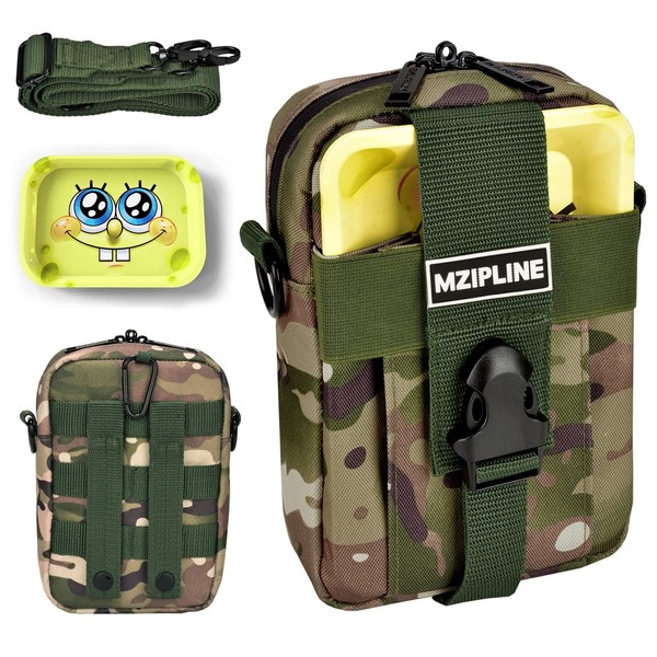 MZIPLINE Tactical Package Bag -Smell Proof - Crossbody Sling Shoulder