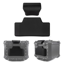 PSLER Motorcycle Top Box Back Support Cushion, Bike Back Box Luggage Case Universal Backrest(45L Suitcase)