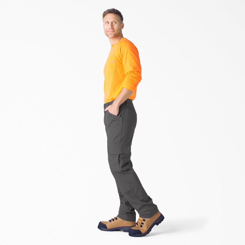 Dickies Men's Flex DuraTech Relaxed Fit Duck Cargo Pants Slate