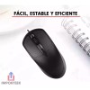 Importeek 3pz Mouse Optico Alambrico Usb Ergonomico Portatil Pc Laptop