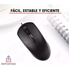 Importeek 3pz Mouse Optico Alambrico Usb Ergonomico Portatil Pc Laptop