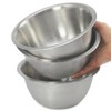com-four® 3-teiliges Schüsselset aus Edelstahl - Salatschüssel - Chipsschüssel -