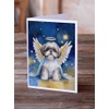 Caroline's Treasures Shih Tzu My Angel Greeting Cards Pack of