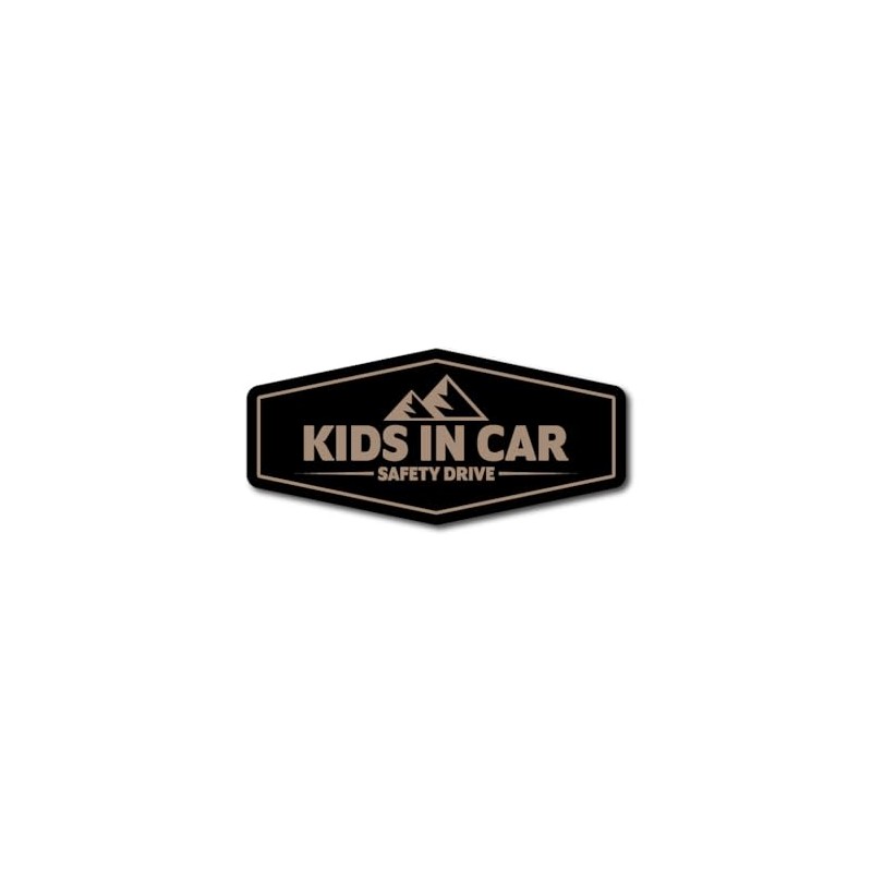 Outdoor Emblem KIDS IN CAR Width 5.9 inches (15 cm)