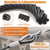 Funerlulu 1/8" Stainless Steel Cable 300FT Marine Grade Cable for
