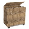 OIAHOMY Laundry Hamper with Lid, 135L Clothes Hamper with 3
