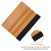 HARFINGTON 1set Vinyl Squeegee Felt Edge 4" Squeegee Felt Fabric