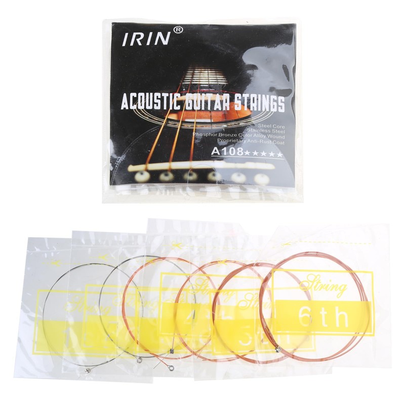 Pack Of 6pcs Acoustic Guitar Practice Part Professional 6 Strings