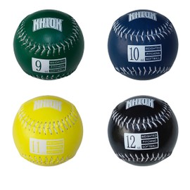 KHLOK Multi-Color Weighted Training Softball Set of 4