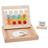 GOKI 58406 Colour Sorting Board in Wooden Box, Collapsible Wooden